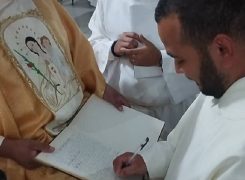 Profesión de votos solemnes de Fray Rubén Arias Molero