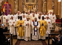 Ordenación sacerdotal de Fr. Inácio Jassiteni y Fr. Joaquim Siquice, y ordenación diaconal de Fr. Rodolfo Lemus