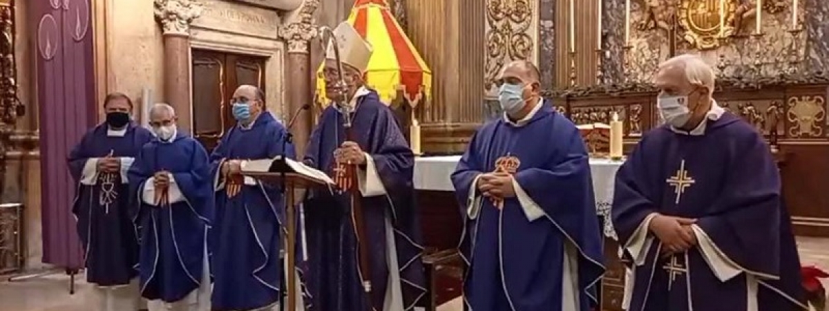 PRIMERA CELEBRACIÓN DEL NUEVO OBISPO AUXILIAR EN LA BASÍLICA