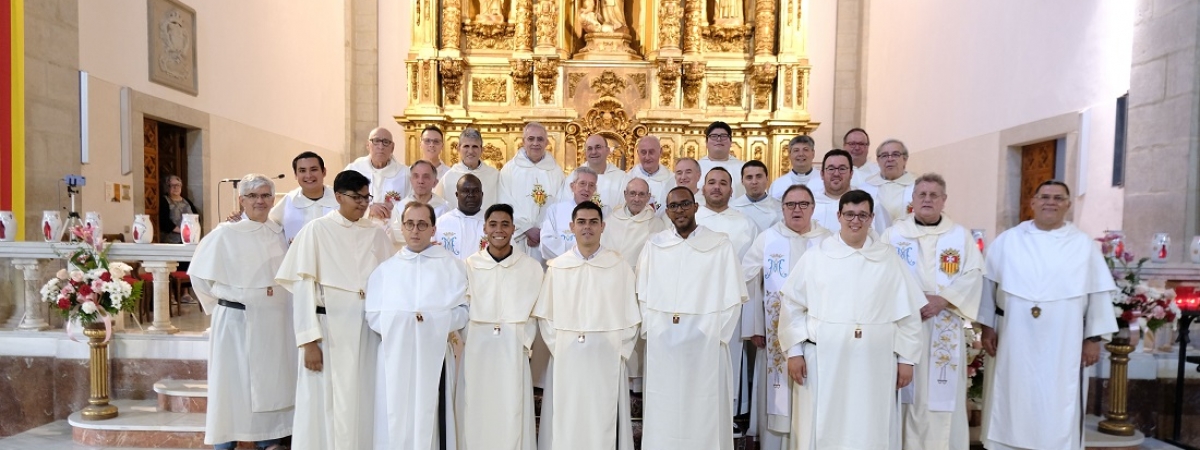 Celebración de la profesión de votos simples de Deynner y Doménico, y el inicio de noviciado de Nelson D., Jhoeiner D., Omar y Kevin W.