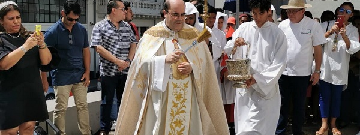 Celebración de San Pedro Nolasco en la Iglesia de la Merced de Panamá