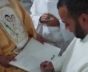 Professió de vots solemnes de Fra Rubén Arias Molero